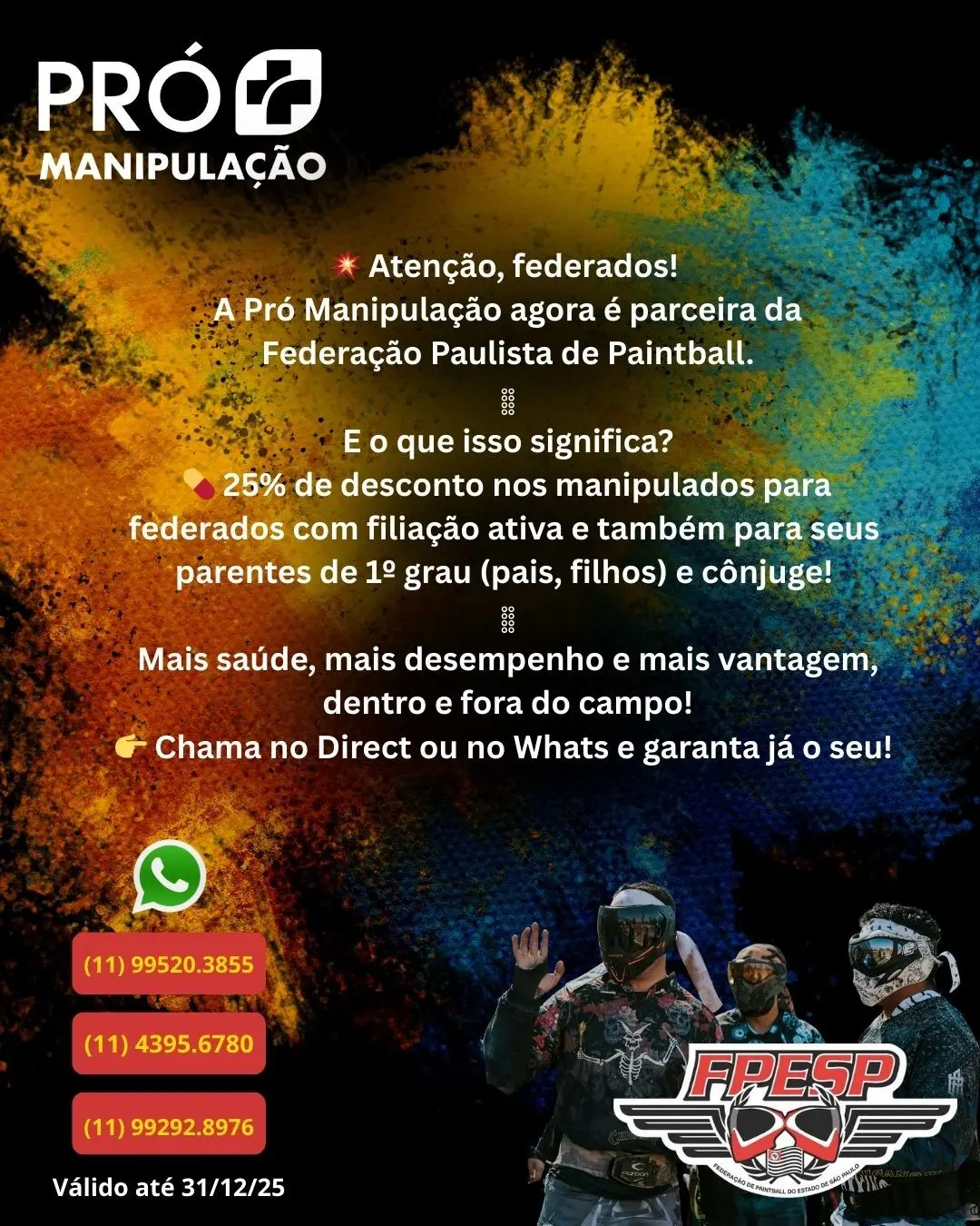 Nova parceria FPESP - Pró Manipulação.